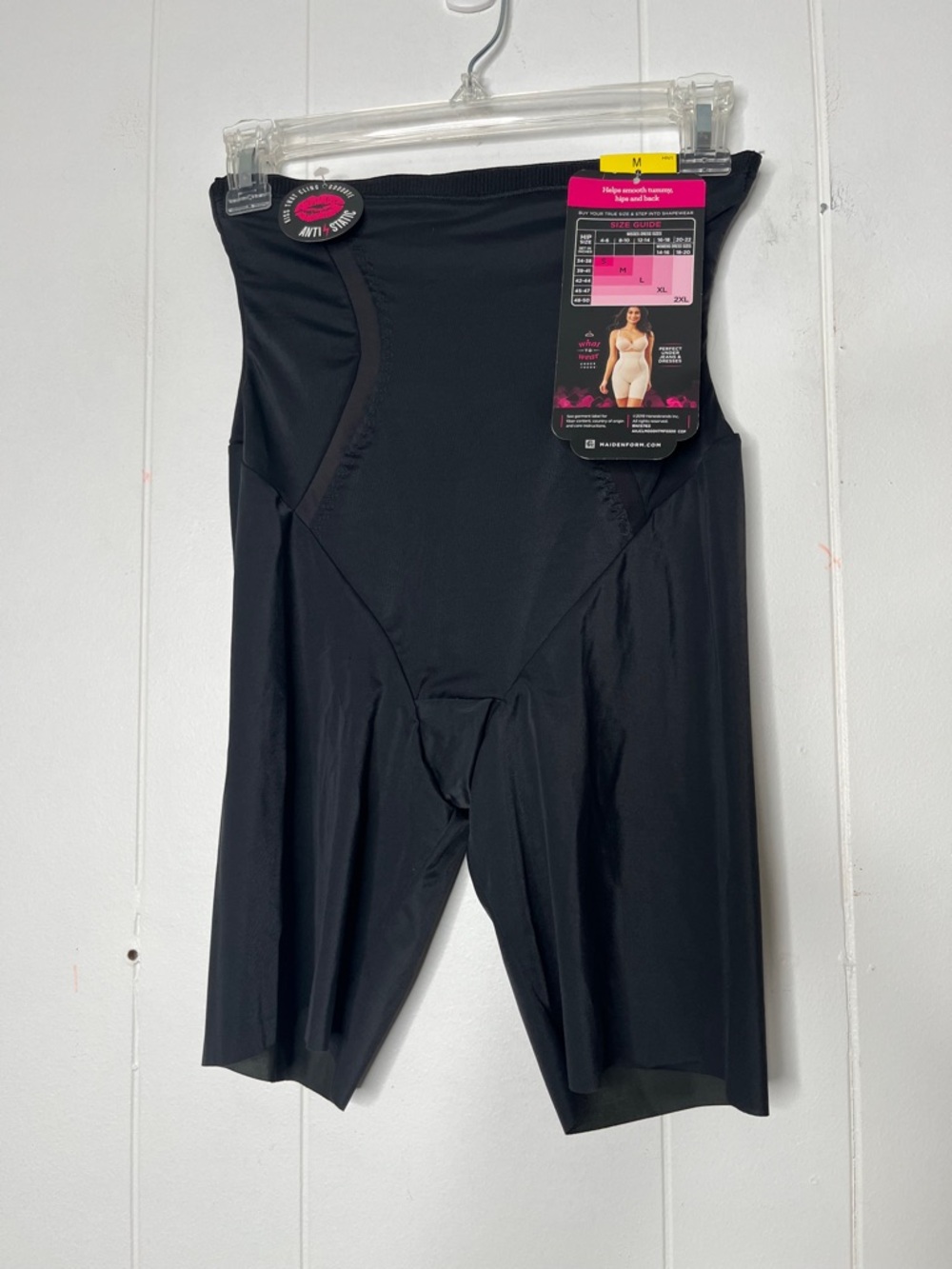 Maidenform High Waist Thigh Slimmer Shapewear Shorts Anti-Static NWT Size M